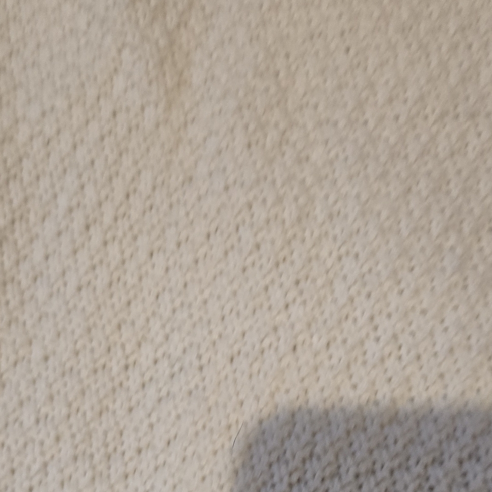 Cream Knit Dress with Lace Hem - Picture 4 of 4